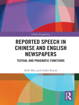 cover image of Reported Speech in Chinese and English Newspapers